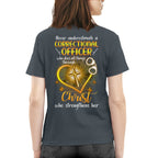 Faith & Strength - Correctional Officer Christ Quote T-Shirt, Hoodie & More - grunx260804-0094