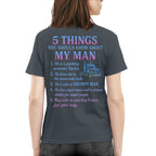 5 Things You Should Know About My Trucker - Funny Quote T-Shirt, Hoodie & More - grunx260804-0036