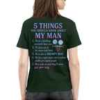 5 Things You Should Know About My Man - HVAC Tech Funny T-Shirt Hoodie & More - grunx260804-0030
