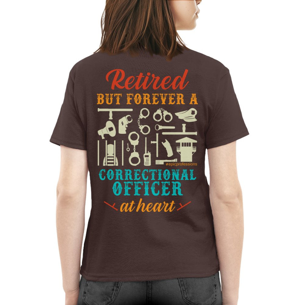 Forever A CO - Retired Correctional Officer Heart T-Shirt, Hoodie & More - grunx260804-0228