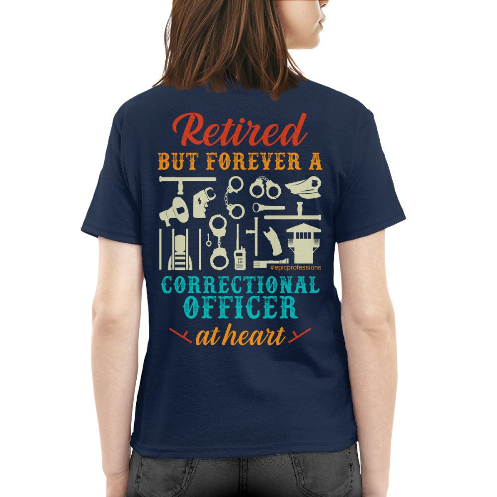 Forever A CO - Retired Correctional Officer Heart T-Shirt, Hoodie & More - grunx260804-0228