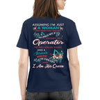 Assuming I'm Just A Woman - Operator Wife Pride T-Shirt, Hoodie & More - grunx260804-0215