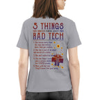 Rad Tech Warning - 5 Things You Should Know Funny T-Shirt, Hoodie & More - grunx260804-0059