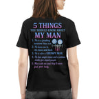 5 Things You Should Know About My Man - HVAC Tech Funny T-Shirt Hoodie & More - grunx260804-0030