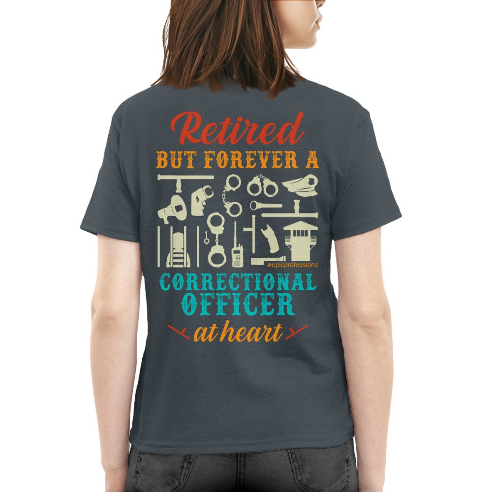 Forever A CO - Retired Correctional Officer Heart T-Shirt, Hoodie & More - grunx260804-0228