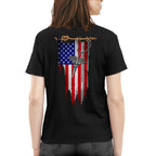 American Flag Caduceus Nurse Apparel - Patriotic T-Shirt Hoodie & More - grunx260804-0142