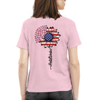 American Flag Flower Postal Worker Apparel - Patriotic T-Shirt, Hoodie & More - grunx260804-0149