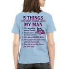 5 Things About My Trucker Man Apparel - Funny Relationship T-Shirt, Hoodie & More - grunx260804-0015
