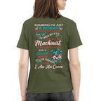 Assuming I'm Just A Woman - Machinist Queen Apparel T-Shirt, Hoodie & More - grunx260804-0213