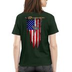 American Flag Caduceus Nurse Apparel - Patriotic T-Shirt Hoodie & More - grunx260804-0142
