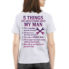 5 Things You Should Know - Mechanic Wife Funny T-Shirt, Hoodie & More - grunx260804-0046