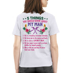 5 Things You Should Know - Lineman Husband Humor T-Shirt, Hoodie & More - grunx260804-0043