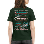 Assuming I'm Just A Woman - Operator Wife Pride T-Shirt, Hoodie & More - grunx260804-0215