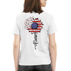 American Flag Flower Nurse Apparel - Patriotic Heart T-Shirt, Hoodie & More - grunx260804-0148