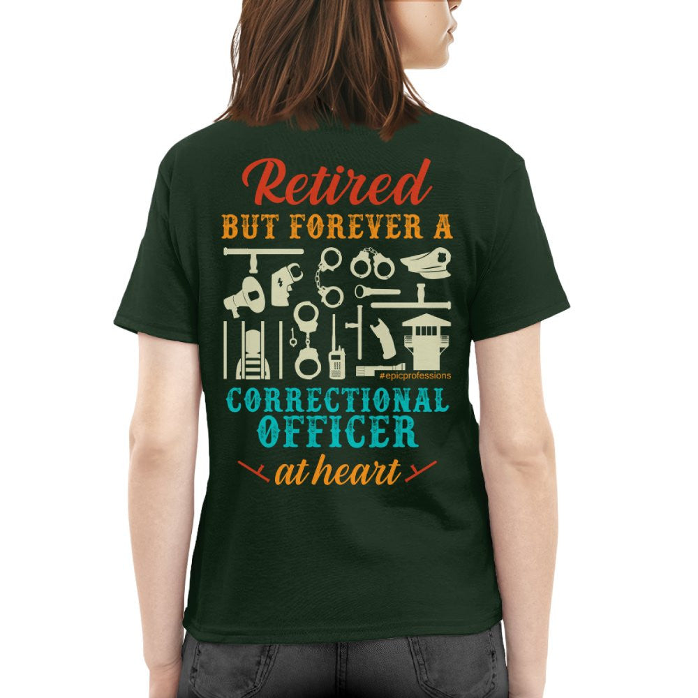 Forever A CO - Retired Correctional Officer Heart T-Shirt, Hoodie & More - grunx260804-0228