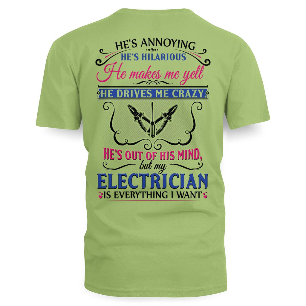 Awesome Electrician's Lady-T-Shirt - grunx260804-0067