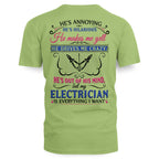 Awesome Electrician's Lady-T-Shirt - grunx260804-0067