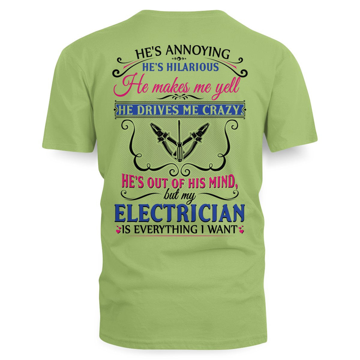 Awesome Electrician's Lady-T-Shirt - grunx260804-0067