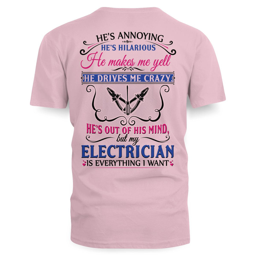 Awesome Electrician's Lady-T-Shirt - grunx260804-0067
