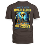 Always Be Nice HVAC Tech Apparel - Funny Skeleton T-Shirt Hoodie & More - grunx260804-0098