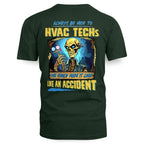 Always Be Nice HVAC Tech Apparel - Funny Skeleton T-Shirt Hoodie & More - grunx260804-0098