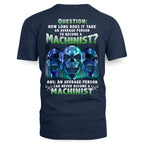 An Average Person Can't Be A Machinist - Skull Design T-Shirt, Hoodie & More - grunx260804-0158