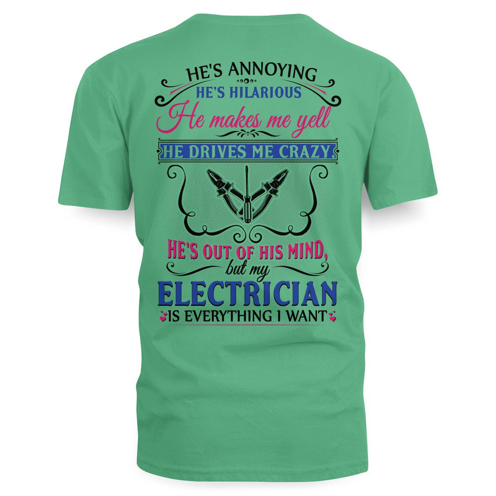 Awesome Electrician's Lady-T-Shirt - grunx260804-0067