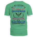 Awesome Electrician's Lady-T-Shirt - grunx260804-0067