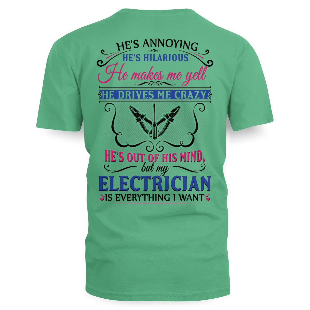Awesome Electrician's Lady-T-Shirt - grunx260804-0067