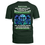 An Average Person Can't Be An Ironworker - Skull Design T-Shirt, Hoodie & More - grunx260804-0160