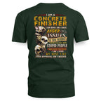 Anger Issues Concrete Finisher Apparel - Skull Attitude Tee Hoodie & More - grunx260804-0171