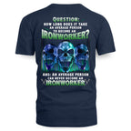 An Average Person Can't Be An Ironworker - Skull Design T-Shirt, Hoodie & More - grunx260804-0160