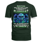 An Average Person Can't Be A Plumber - Skull Design T-Shirt, Hoodie & More - grunx260804-0159