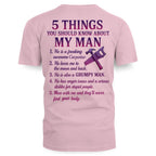 5 Things You Should Know - Carpenter Wife Funny T-Shirt, Hoodie & More - grunx260804-0041