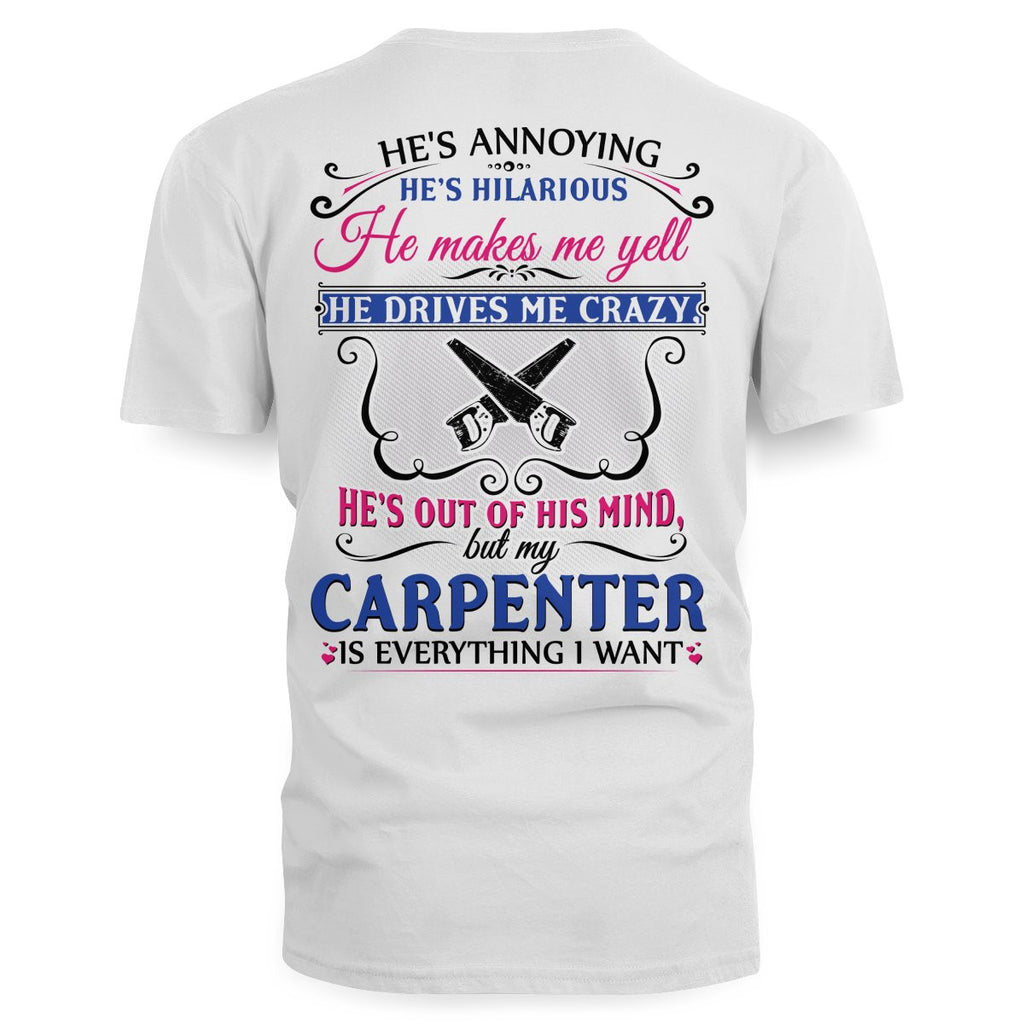 Awesome Carpenter's Lady-T-Shirt-#M110225HILLA5BCARPZ6