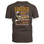 Anger Issues Concrete Finisher Apparel - Skull Attitude Tee Hoodie & More - grunx260804-0171
