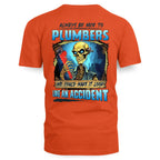 Always Be Nice Plumbers Apparel - Funny Skull T-Shirt, Hoodie & More - grunx260804-0102