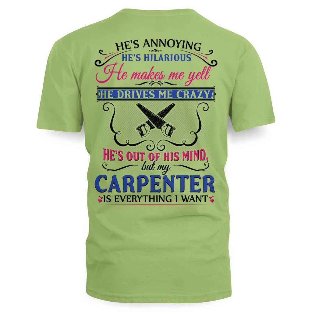 Awesome Carpenter's Lady-T-Shirt-#M110225HILLA5BCARPZ6