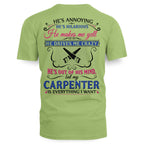 Awesome Carpenter's Lady-T-Shirt-#M110225HILLA5BCARPZ6