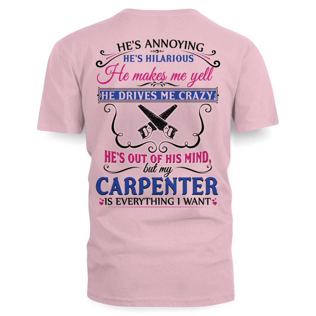 Awesome Carpenter's Lady-T-Shirt-#M110225HILLA5BCARPZ6