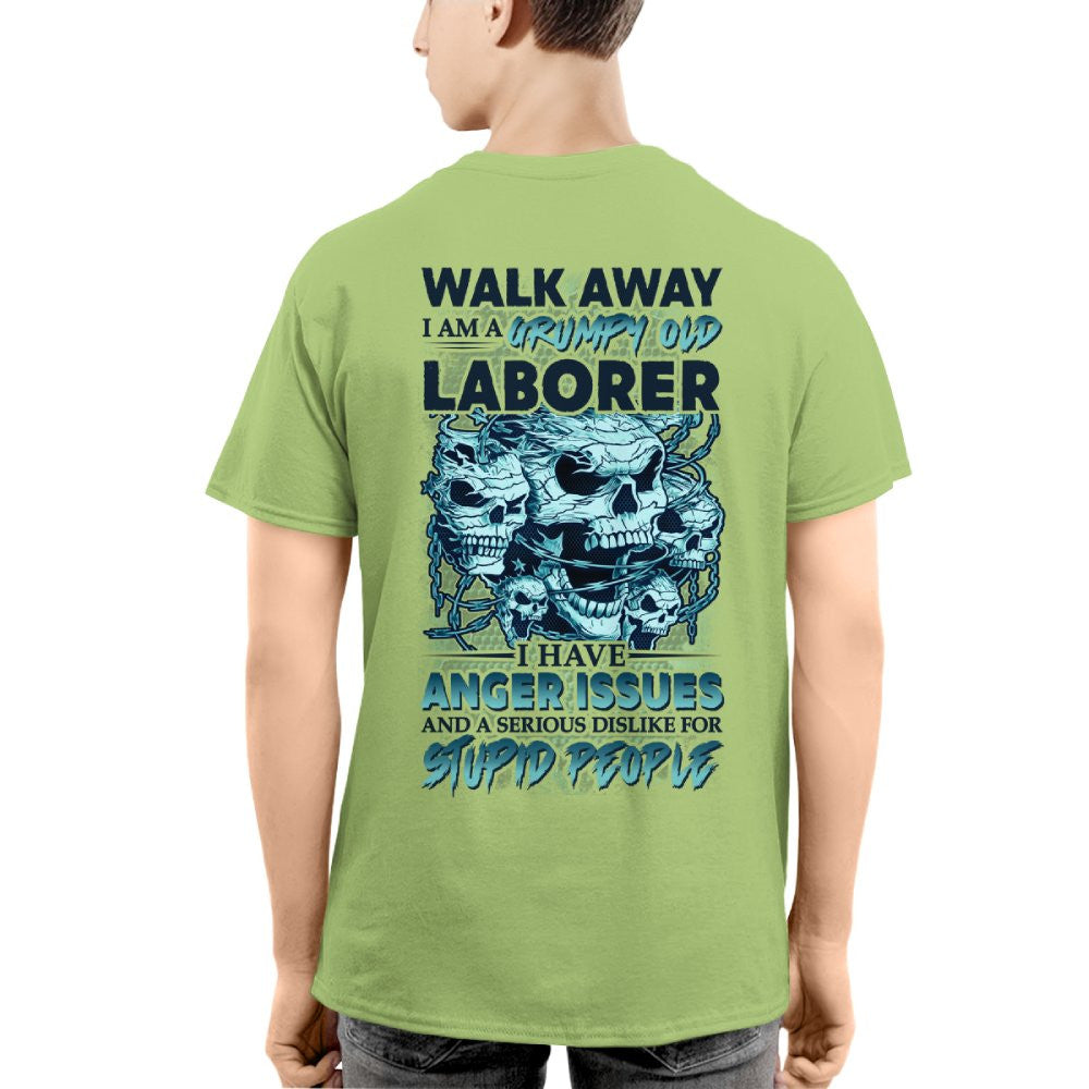 Laborer Anger Issues Apparel - Grumpy Laborer T-Shirt, Hoodie & More - grunx260804-0183