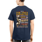 Anger Issues Tow Truck Operator Apparel - Skull Attitude T-Shirt, Hoodie & More - grunx260804-0172