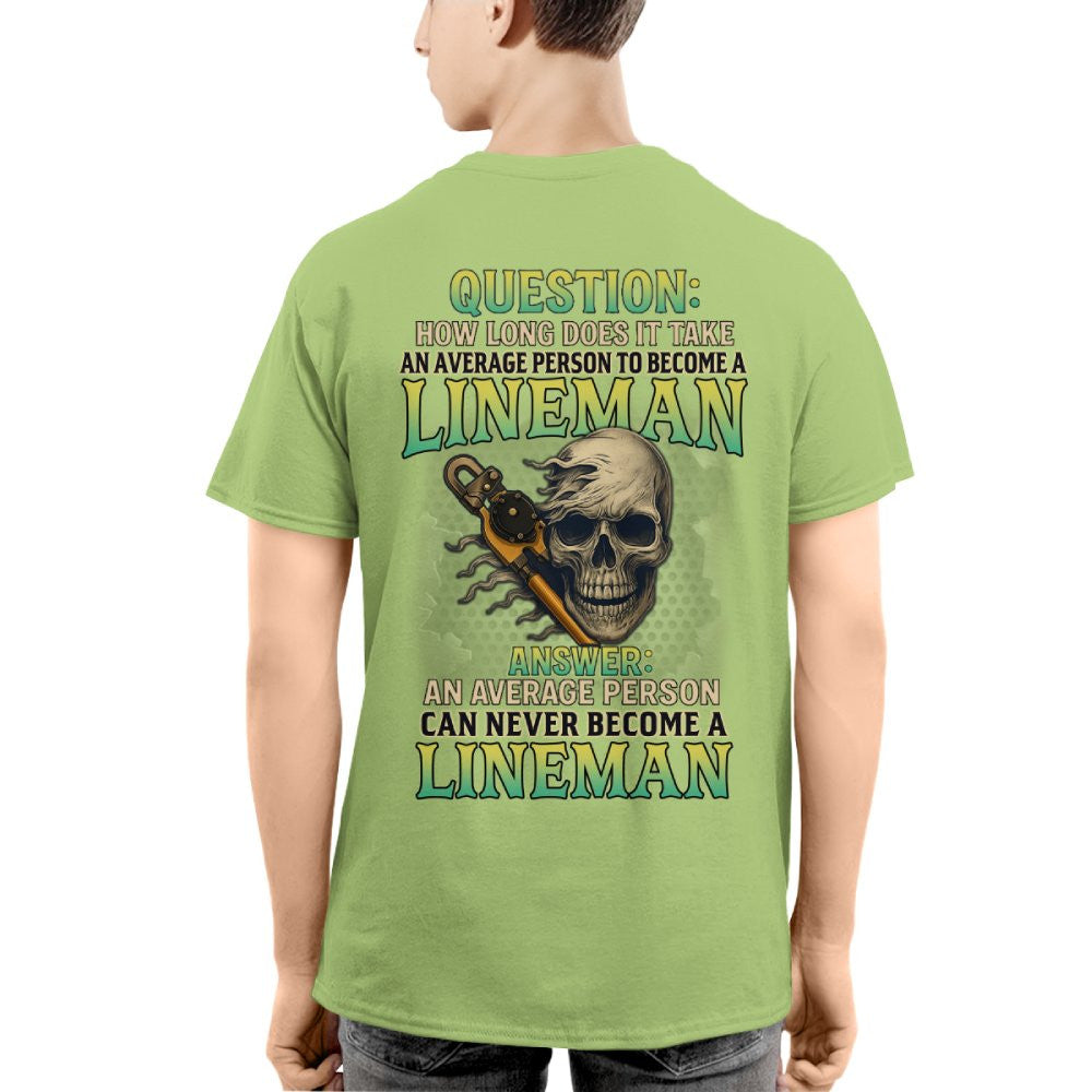 Average Person Can't Be Lineman Apparel - Skull Pliers T-Shirt Hoodie & More - grunx260804-0231