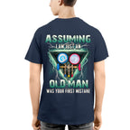 Assuming I'm Just An Old Man HVAC Apparel - Gauge Tool T-Shirt Hoodie & More - grunx260804-0220
