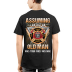 Assuming I'm Just An Old Man - Firefighter Veteran Pride T-Shirt, Hoodie & More - grunx260804-0218