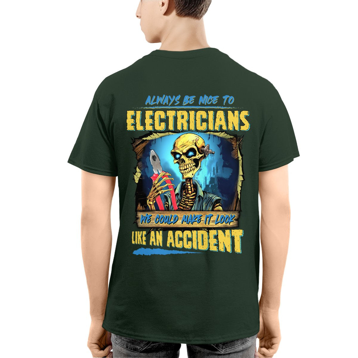 Always be nice to Electricians-Hoodie - grunx260804-0107