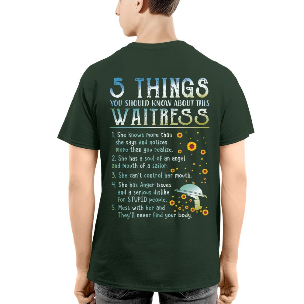 5 Things About This Waitress Apparel - Funny Warning Quote T-Shirt, Hoodie & More - grunx260804-0016