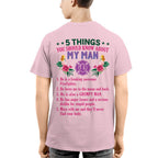 5 Things You Should Know - Firefighter Husband Humor T-Shirt, Hoodie & More - grunx260804-0042