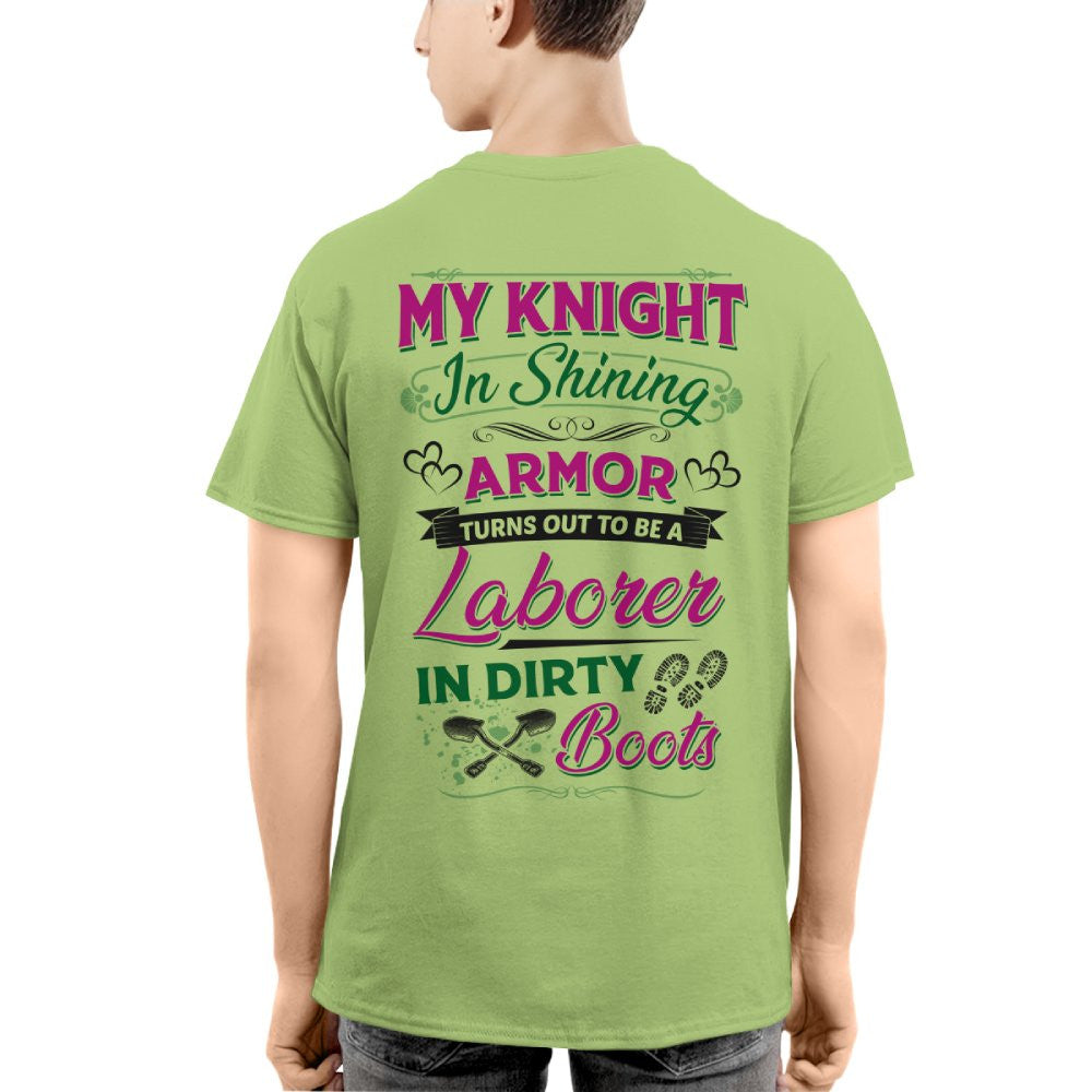 Laborer Knight In Shining Armor - Dirty Boots T-Shirt, Hoodie & More - grunx260804-0201