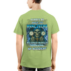 Always Be Nice To HVAC Techs - Skull Humor T-Shirt Hoodie & More - grunx260804-0109